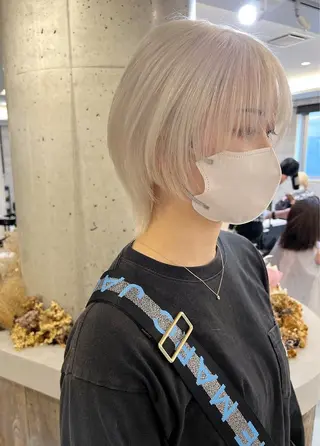 ショート ケアブリーチ🌟 ♢WATARU♢のヘアスタイル