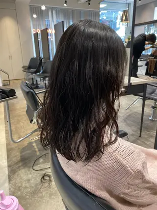 ミディアム パーマ 増子 祐太朗のヘアスタイル
