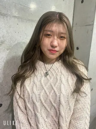 ロング カラー 増井 彩乃のヘアスタイル