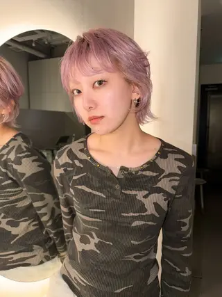 ショート カラー 佐藤 かえでのヘアスタイル