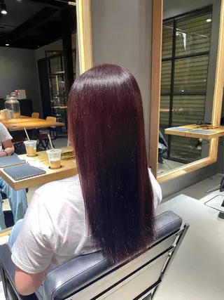 ロング カラー 廣田 紗奈のヘアスタイル