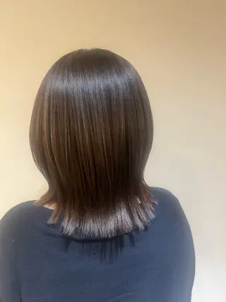 ミディアム Lamie所属・大人女子&髪改善専門 Nobuフリーランスのヘアスタイル