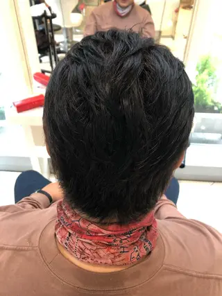 ショート パーマ メンズ 🍀富久 永梨🧸のヘアスタイル