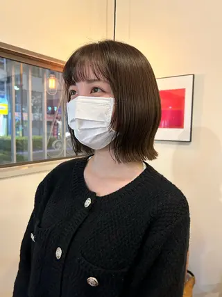 ショート 南浦和/透明感カラー 美髪矯正💎momoのヘアスタイル