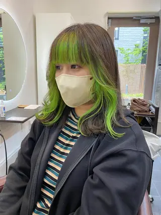 ミディアム カラー 口コミ150件超え 💬☘️笹岡航太のヘアスタイル