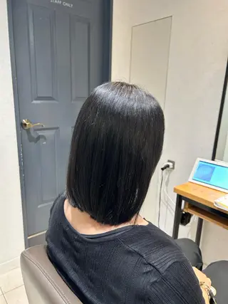 ミディアム カラー 保坂 駿太郎のヘアスタイル
