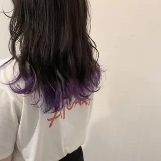 ロング カラー 池田 真由美のヘアスタイル