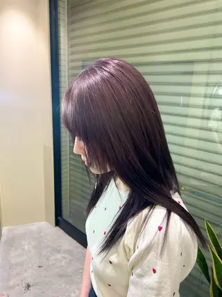 ロング カラー 寺澤 花梨のヘアスタイル
