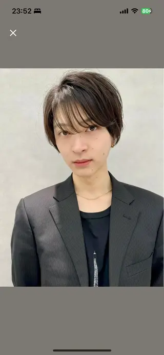 カラー メンズ リノ🖤艶髪 カラー🖤🇰🇷のヘアスタイル