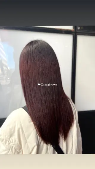 ロング カラー 末吉 帆華 AMELY呉服町店のヘアスタイル