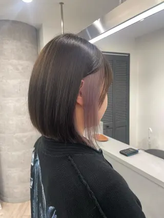 ミディアム 韓国ハイトーンカラー kana♡のヘアスタイル
