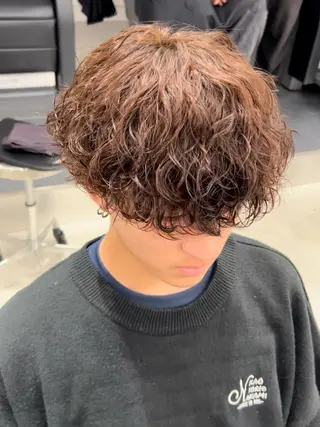 カラー パーマ メンズ 名古屋シャドウパーマ /伊藤恵悟のヘアスタイル