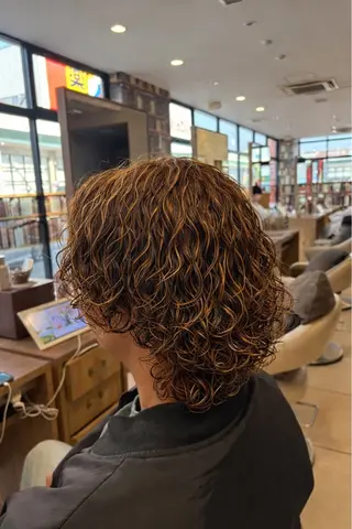 カラー パーマ メンズ パーマ特化美容師◎ 新宮中央/平田楓真のヘアスタイル