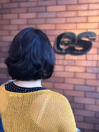 ショート パーマ 坂元 智信のヘアスタイル