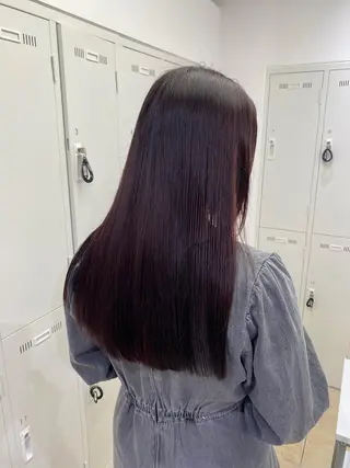 ロング カラー ハードパーマ Rico💜のヘアスタイル