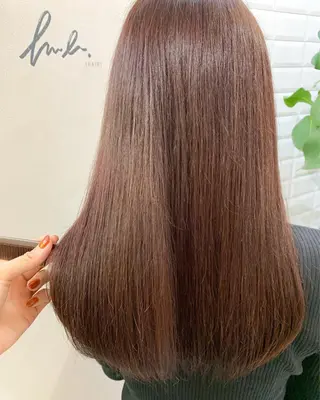 ロング カラー hub hair レイヤー/透明感のヘアスタイル