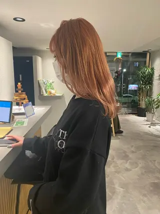 ミディアム カラー 山﨑 大暉【ダブルカラー】のヘアスタイル