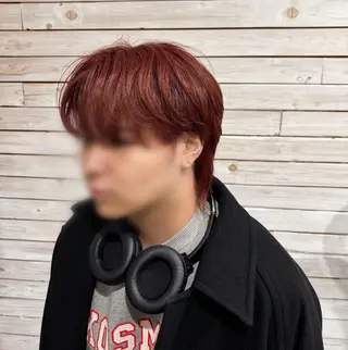 カラー メンズ 岡山メンズパーマ 白神珠梨のヘアスタイル