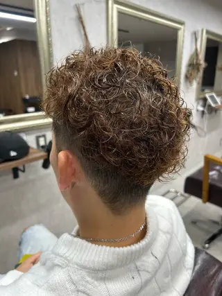 パーマ メンズ Lien 深井店のヘアスタイル