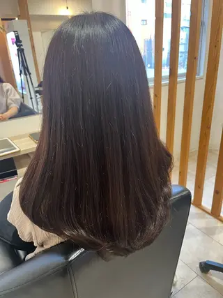 ロング 骨格/顔型/パーソナ ルカラー診断/中野のヘアスタイル