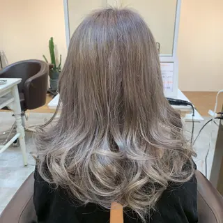 セミロング カラー 大政源氏🌈✨ Genjiのヘアスタイル