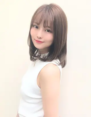 ショート カラー パーマ ヘアアレンジ 美髪矯正 Rioのヘアスタイル