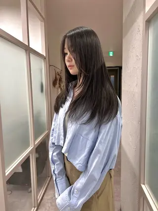 ロング 🍀似合わせカット /艶々カラー🫧八木のヘアスタイル