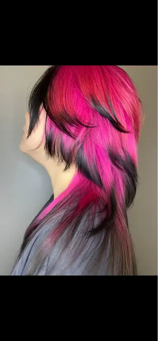 セミロング カラー 圧倒的デザイン力 店長🎨RENAのヘアスタイル