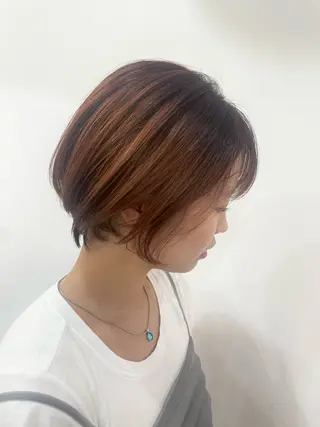 ショート カラー ヘアアレンジ サービス満足度 No1👑植田愛夕のヘアスタイル
