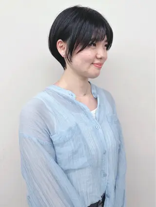 ショート ボブ/ゆるふわ ボブパーマ/とういのヘアスタイル