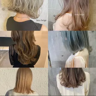 ミディアム カラー 田室 和幸のヘアスタイル