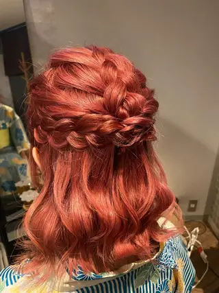 ヘアアレンジ 清川 椿咲のネイルデザイン