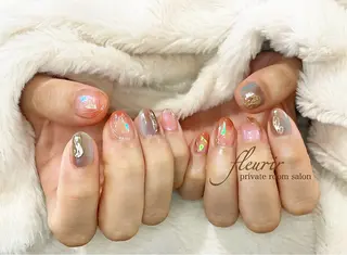 ネイル フルリール 【プライベートサロンのネイルデザイン