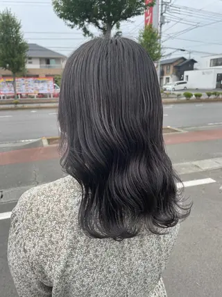 セミロング カラー 髪質改善専門 いしだあきひろのヘアスタイル