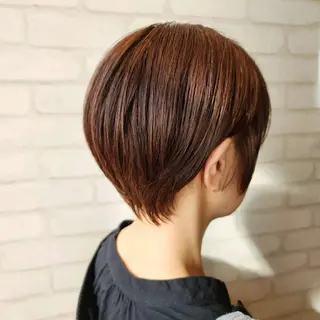 ショート 白髪率別白髪ぼかし /なおき/表参道のヘアスタイル