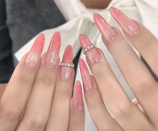 ネイル By moonネイル 🌷ワンホン/韓国風のネイルデザイン