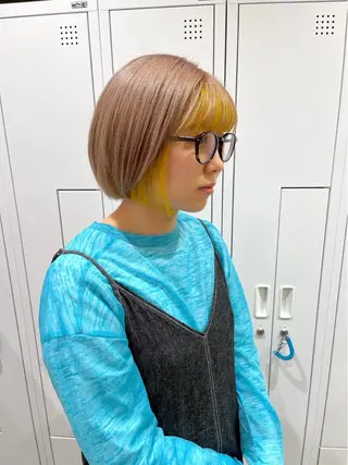 カラー 河原 楓樹のヘアスタイル