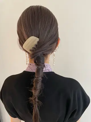 ヘアアレンジ 'ele 🦄堀内佑茉のヘアスタイル