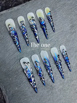 ネイル The oneアオイ アオイのネイルデザイン
