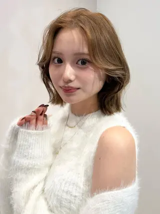 ミディアム 🇰🇷韓国ボブ/ 縮毛矯正🇰🇷愛誠のヘアスタイル