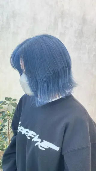 ミディアム 藤田 沙織のヘアスタイル