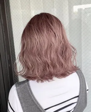 セミロング カラー ヘアアレンジ パーマ キッズ ネイル マツエク・マツパ アイブロウ 女性専用サロン 【中崎町】ゆきみのヘアスタイル