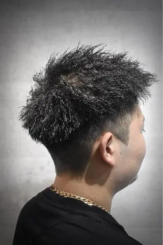 ショート パーマ メンズ Bar Ber HouseLavie所属・中西 将斗のヘアスタイル