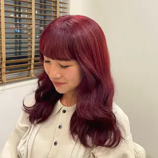 セミロング カラー 関野 大悟のヘアスタイル