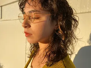 パーマ ボブ/ハイトーン REINAのヘアスタイル