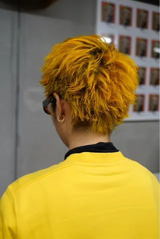 ショート カラー メンズ 関 晃哉のヘアスタイル