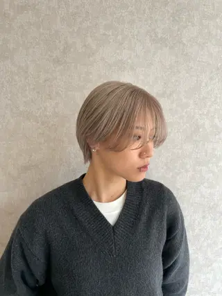 ショート カラー バレイヤージュ特化｜ Takuのヘアスタイル