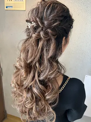 ロング ヘアアレンジ 山室 敬義のヘアスタイル