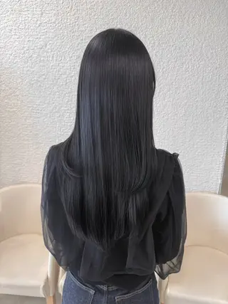 ロング カラー 透明感ベージュ🎀 レイヤー/AOのヘアスタイル