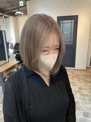 ショート カラー YUI/ ブリーチカラー🌷のヘアスタイル